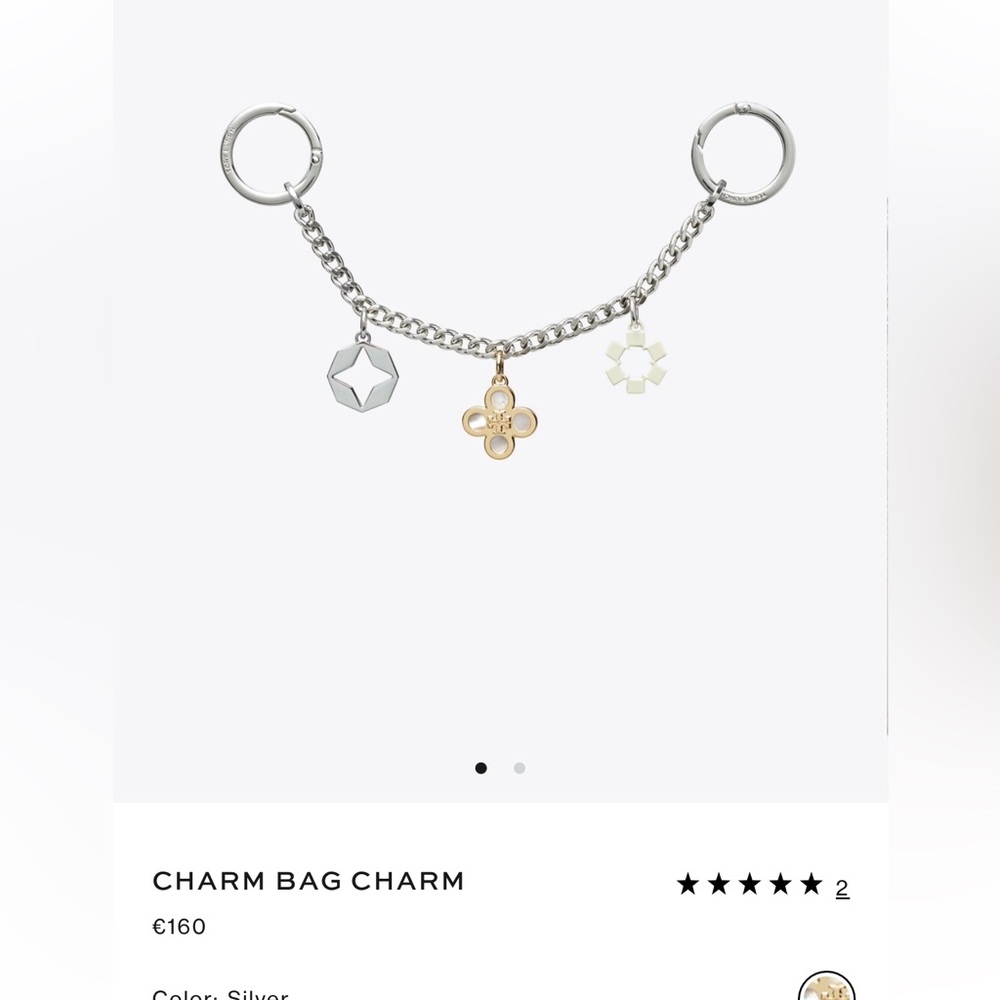 Tory Burch bag charm